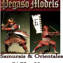 Samurais y Orientales 54 75 y 90MM