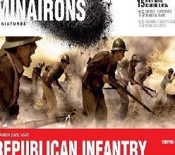 INF REPUBLICANA:13 soldados y 2 suboficiales en metal