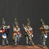 Infanteria ligera orden abierto,8 miniaturas