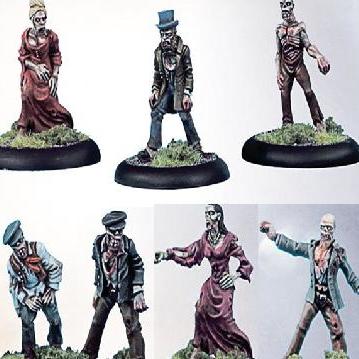 ZOMBIS VICTORIANOS (X7)