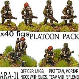 X40 PELOTON PARACAIDISTAS CON MANDOS Y LMG