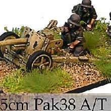 2 x Pak38 AT CON ARTILLEROS