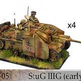 StuG IIIG Temprano x4