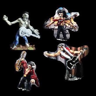 ESTRELLAS DEL ROCK VAMPIROS X4FIGS