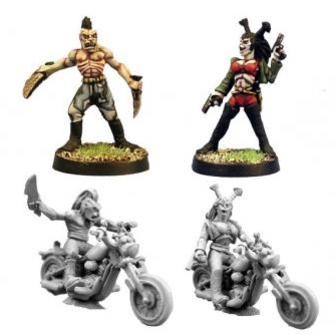 GRK001 - Vampire Biker Gang 2 EN MOTO,2 A PIE