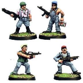 Rednecks/Militia X4 MINIATURAS