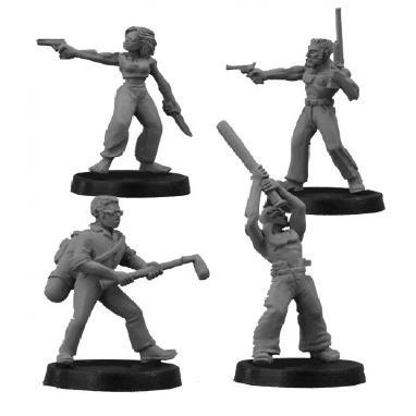  Zombie Hunters X4 MINIATURAS