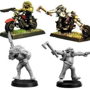 Werewolf Biker Gang (A) 2 EN MOTO,2 A PIE