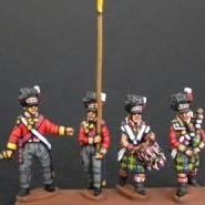 Grupo de mando de escoceses x6 figs