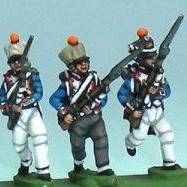 Fusiliers avanzando (8 figuras)