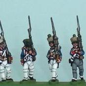 Fusiliers marchando,campaña﻿ (8 figuras)